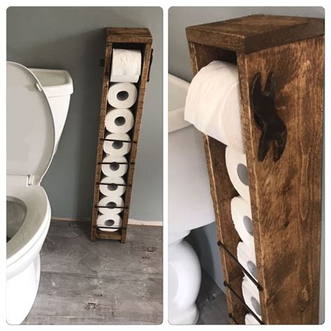 This Is A Toilet Paper Holder I Made For Our Bathroom Remodel Rustic