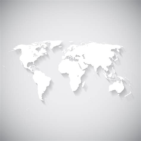 White world map, vector illustration 305521 Vector Art at Vecteezy