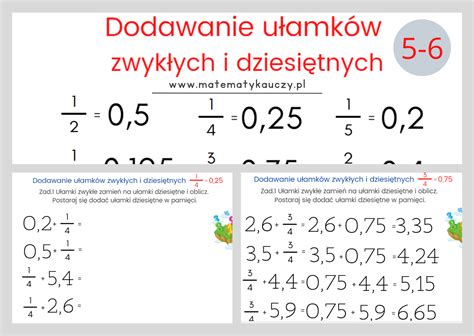 Dodawanie Ułamków Zwykłych I Dziesiętnych Margaret Wiegel Jun 2023