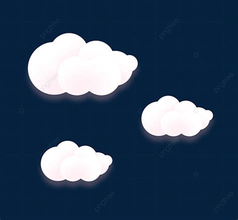 Three Clipart Vector Three White Clouds Three Clouds Clipart Three