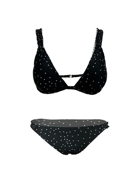 Black Polka Dot Bikini Urban Passion