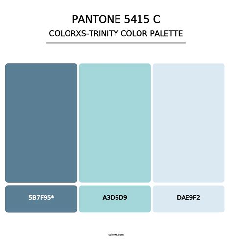 PANTONE 5415 C color palettes - colorxs.com