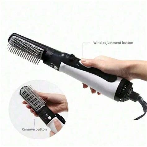 Hot Selling Salon Professional In Negative Ion Hot Air Comb Portable Home Negative Ion Hot
