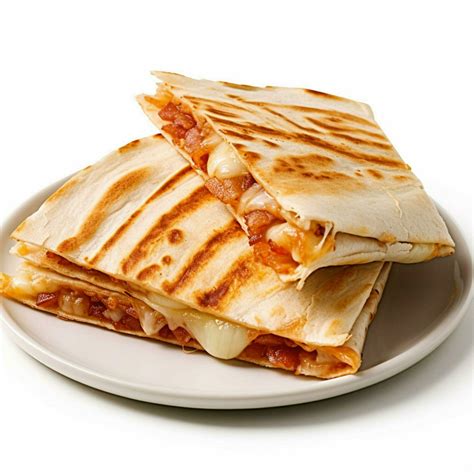 Photo Of Quesadilla With No Background With White 30672212 Stock Photo
