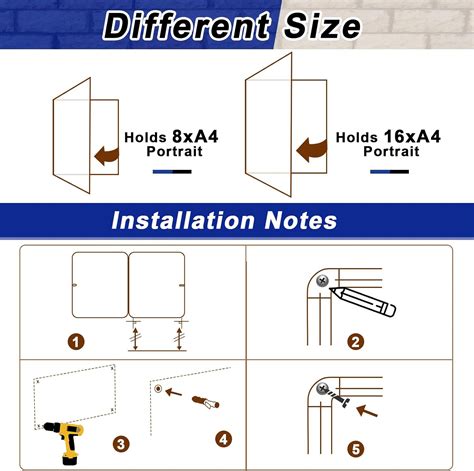 Blulu Enclosed Bulletin Boards Lockable Noticeboard Australia Ubuy