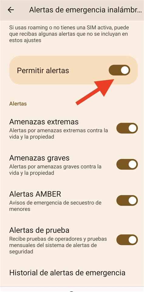 Cómo activar las alertas de emergencias de Protección Civil en el móvil