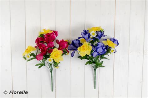 NARCISSUS IRIS DAISY MIXED BQT COLS ASS Florelle