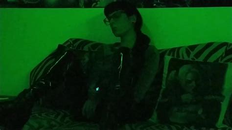 Sexy Goth Domina Smoking In Mysterious Green Light Pt HD Amateur