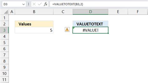 How To Use The Valuetotext Function