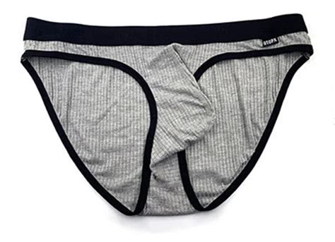 Billionm Sexy Underwear For Men Threaded Fabric Calcinha Bikini Slip Men Panties Large Pouch U