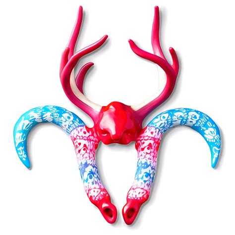 Download Conceptual Deer Antler Composition Png 17