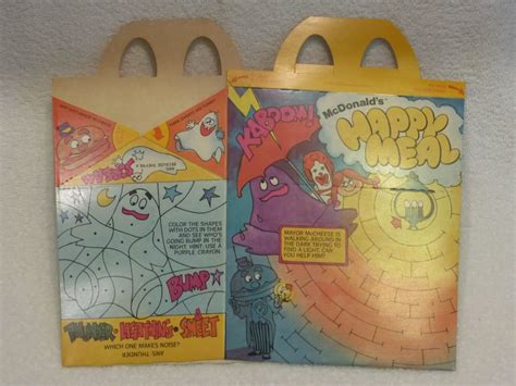 Mcdonalds Happy Meal Box Evolution Of 80s 90s 2000s And Modern Good