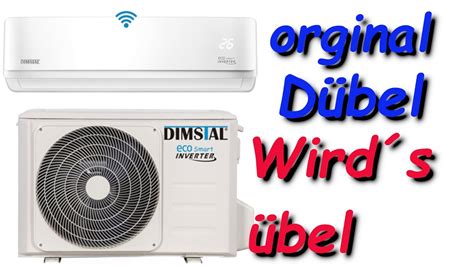 Dimstal SMND 12 Ultra Plus Split Klimaanlage Wand Montage YouTube