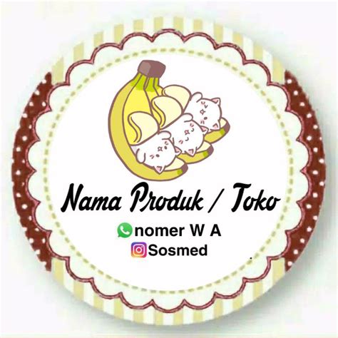 Jual Minimal Order Pcs Stiker Produk Cemilan Snack Keripik