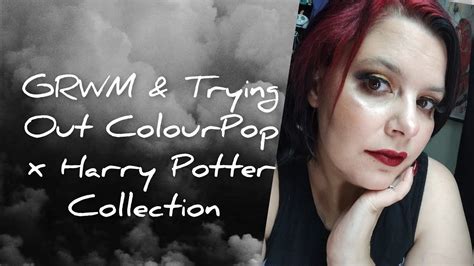 Grwm Trying Out Colourpop X Harry Potter Collection Youtube