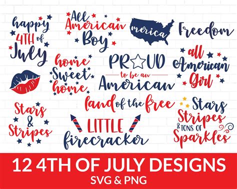 4th Of July Svg Bundle July 4th Svg Fourth Of July Svg Etsy In 2022