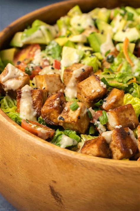 Marinated Tofu Salad - Loving It Vegan