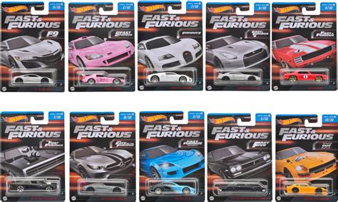 Hot Wheels The Fast And Furious Theme Assorted Box Pcs Hnr C Hlj
