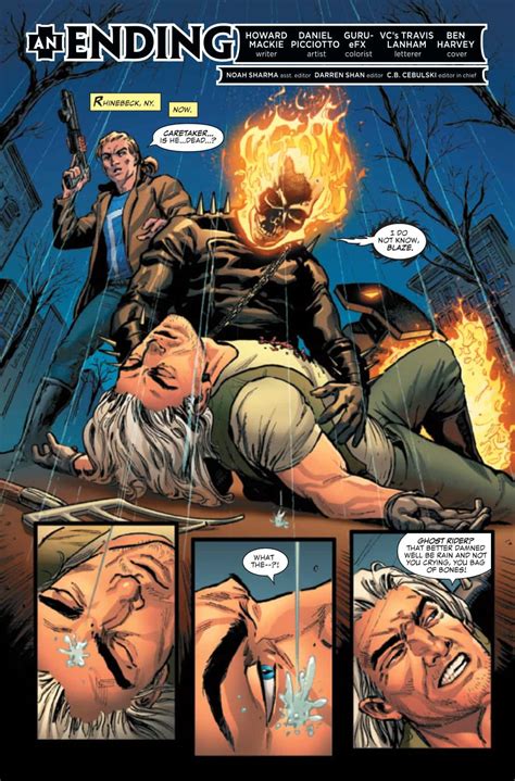 fight  hell  blade  danny ketch ghost rider