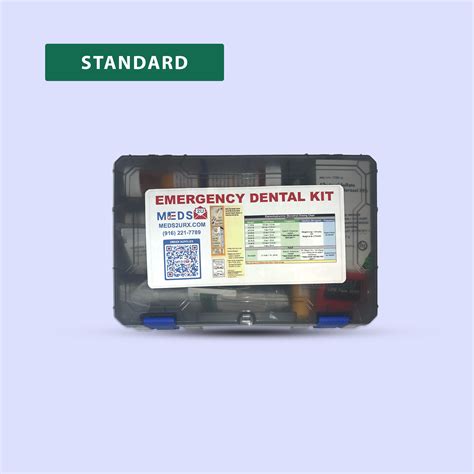 Standard Emergency Dental Kit – Meds 2U Pharmacy