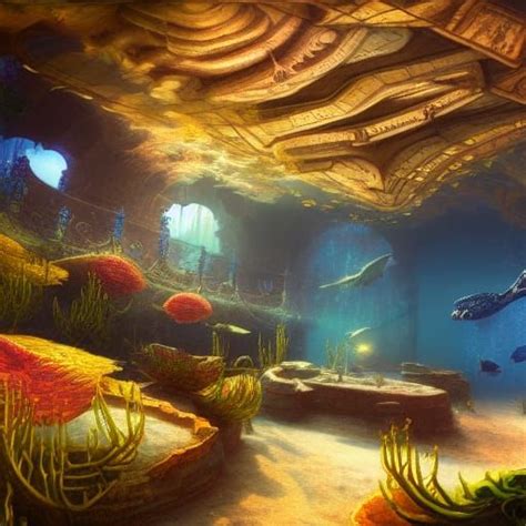 Underwater Treasure Hunt Ai Generated Artwork Nightcafe Creator