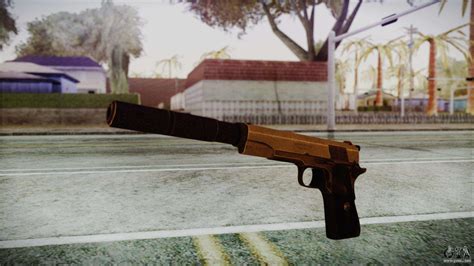 Original Colt 45 Silenced Hd For Gta San Andreas