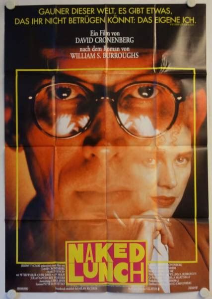 Naked Lunch Original Release German Double Panel Movie Poster