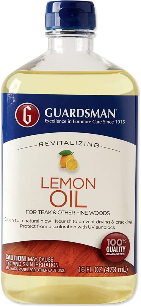 Guardsman Revitalizing Lemon Oil Teak Oil Protects And Cleans Outdoor
