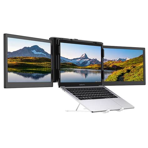 Ofiyaa P Pro Tri Screen Inches Extender Portable Monitor For Laptop