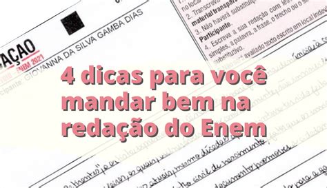 4 dicas para você mandar bem na redação do Enem Master Digital Você