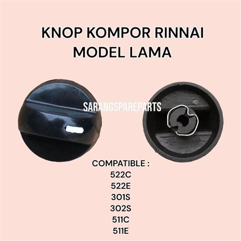 jual knop kompor gas rinnai  putaran pemantik kompor gas rinnai