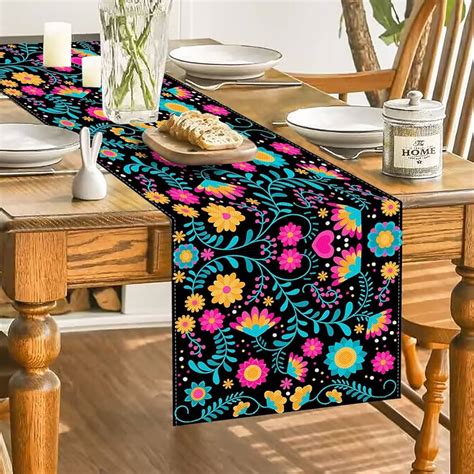 Mexican Fiesta Fabric Table Runners