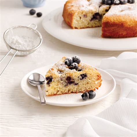 Gâteau aux bleuets Les recettes de Caty