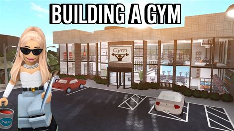 Building A Bloxburg Gym With The New Items Roblox Youtube