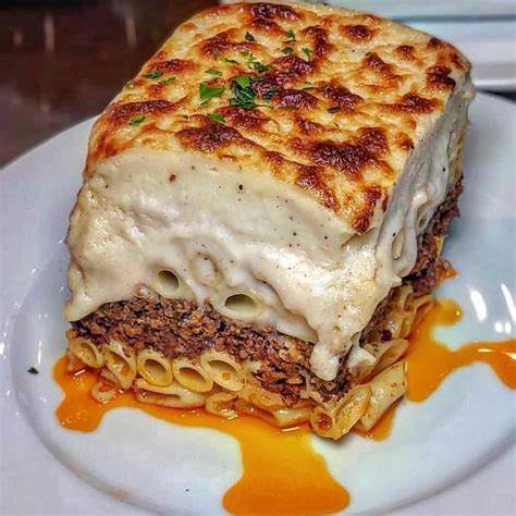 This Pastitsio (Greek Lasagna)! Omg! 🤤😱🍖🧀🔥 Love food? Follow u | Food