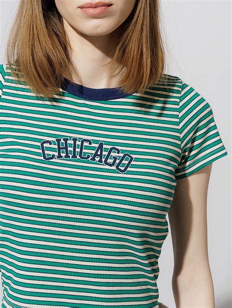 Купить Женская футболка слим 40 цвет зеленый ЦБ-00219010 - SKT000906010 ...