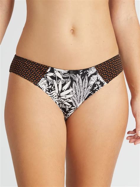 Slip In Microfibra Con Stampato Envie De Lingerie NERO Kiabi 9 00