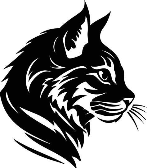 European Wildcat silhouette portrait 38496958 Vector Art at Vecteezy