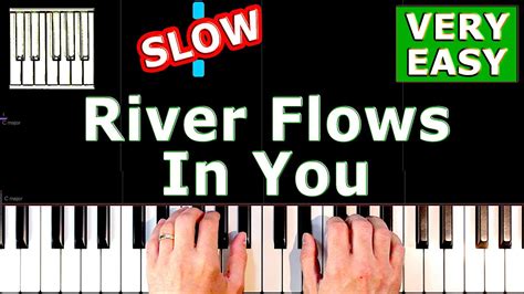 Yiruma River Flows In You Piano Tutorial Easy Slow Youtube