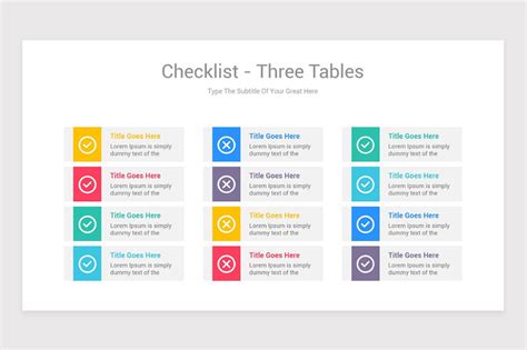 Editable Checklist Powerpoint Template Perfect For Any Task