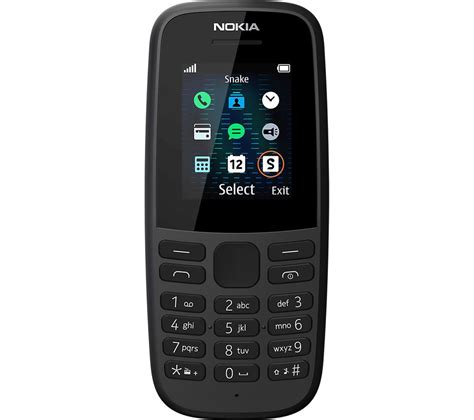 Nokia 105 4 Mb Black Fast Delivery Currysie