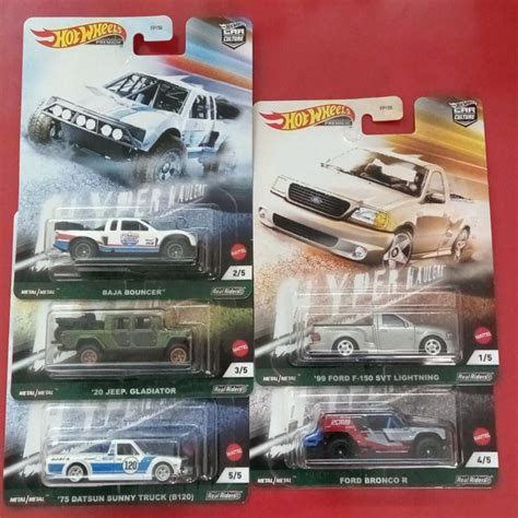 Jual Hot Sale Hot Wheels Hyper Haulers Jeep Gladiator Bronco Ford Svt Datsun Sunny Termurah