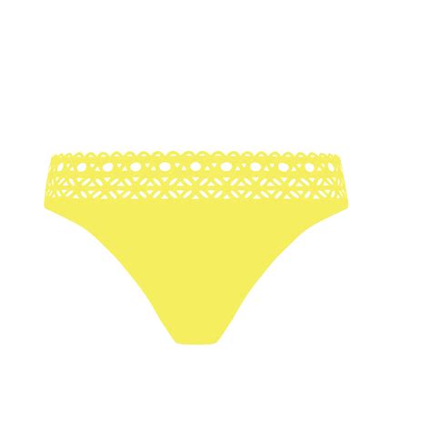 Lise Charmel Swimwear Ajourage Couture Bikini Briefs Yellow ABA Italian Design Fashion
