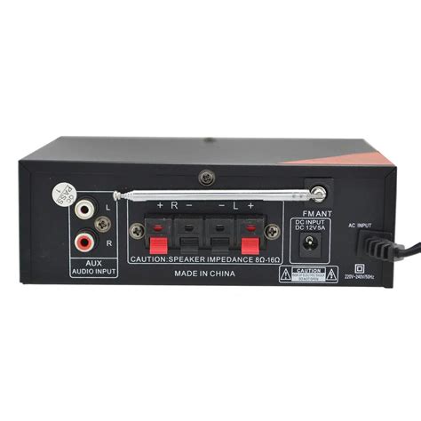 Купить Усилитель звука двухканальный с пультом, USB и Bluetooth, UKC AK ...