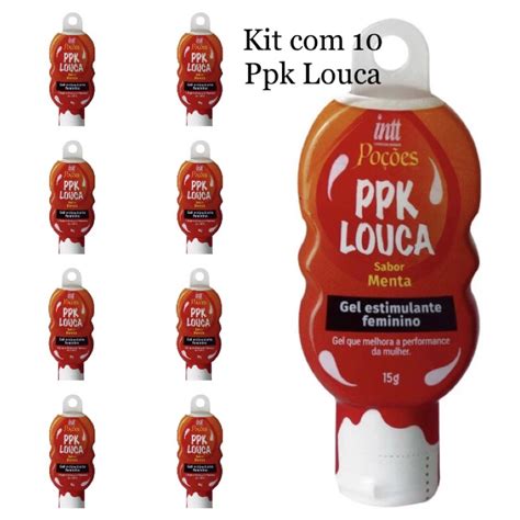 Kit Unidades Gel Ppk Louca Gel Feminino G Linha Po Es Intt Sex
