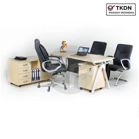 Meja Kerja Kantor Direktur Modern Minimalis Aditech Fr