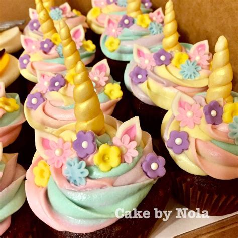 Colorful Unicorn Cupcakes