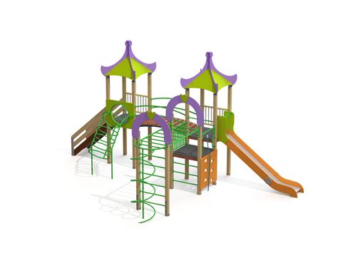 Игровые комплексы: ДИК 3.04 Детский игровой комплекс Восторг Н=1500