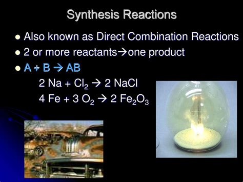 Types Of Reactions Ppt Download