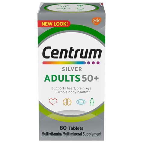 Centrum Silver Multivitamin Supplements For Adults 50 Centrum